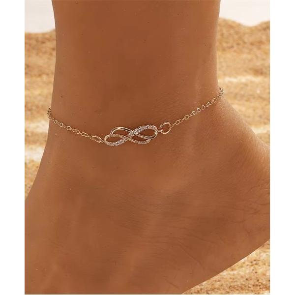 アンクレット 「WARAIJOGO」レディース アンクレット インフィニティ(BDS) レディース ...