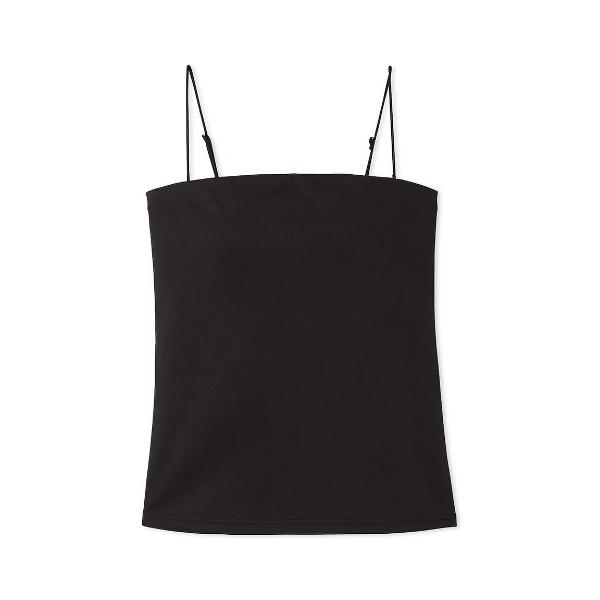 キャミソール サテンカットソーベアトップ／ウォッシャブル・UVカット