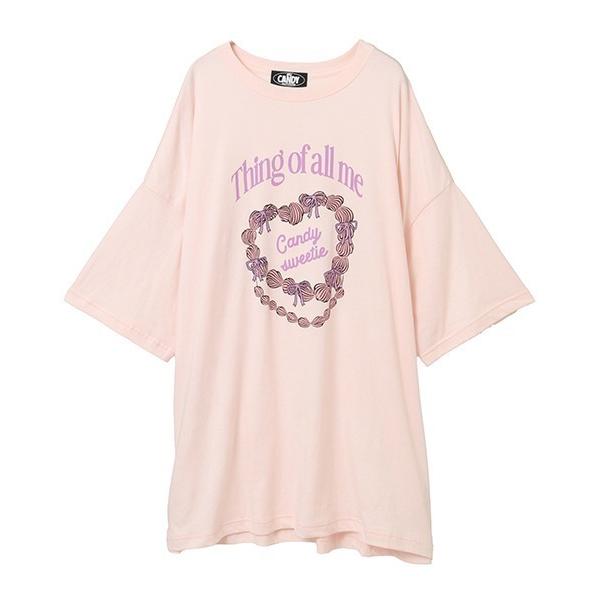 tシャツ CANDY SWEETIE BIG BIG Tシャツ レディース メンズ