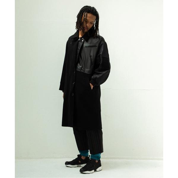 ステンカラーコート コート FUSION RIDERS MIX COAT メンズ レディース