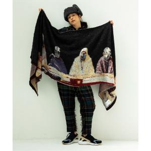 ストール マフラー STAR MOHAIR KNIT BLANKET メンズ レディース