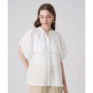 ANAYI（アナイ） ブラウス シャツ レオパードプリントリボンタイ