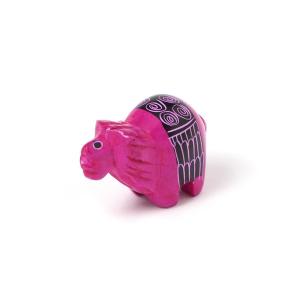 アフリカ ケニア ソープストーン 置物 サイ 7番 オブジェ 置物 民芸品