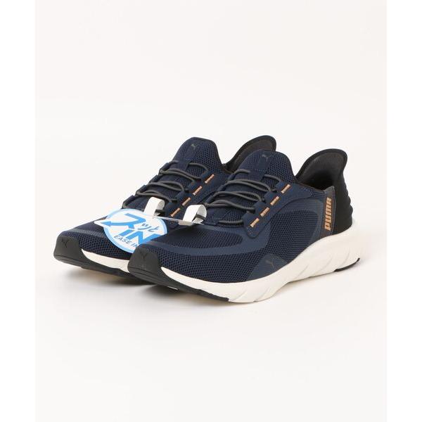 スニーカー PUMA プーマ SOFTRIDE FLEX LACE EASE IN WD「軽量/幅広...