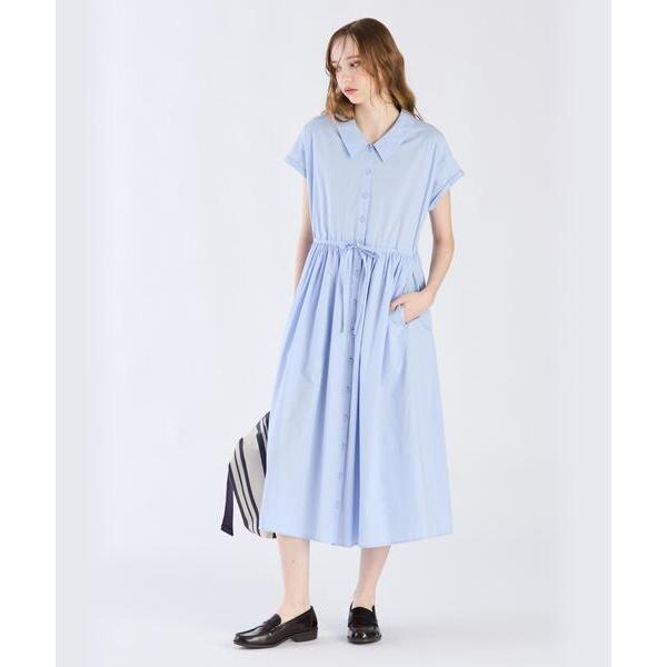 シャツワンピース コットン レディ ドレス