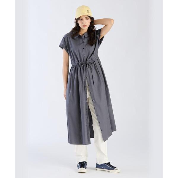 シャツワンピース コットン レディ ドレス