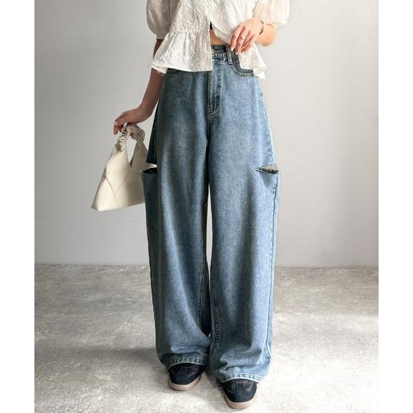 ジーンズ デニム デニムパンツ 「AYA×クラシカルエルフコラボ」 洗練された大人のカジュアルスタイ...