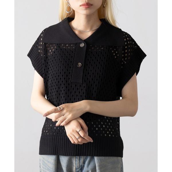 tシャツ 「MAGASIN DE MODE Onjna」フィッシュネットトップス XNN レディース