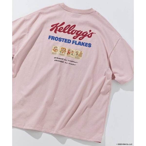 tシャツ 限定展開 Kellog&apos;s/ケロッグ 別注 ビッグシルエット ハートロゴバックプリント T...