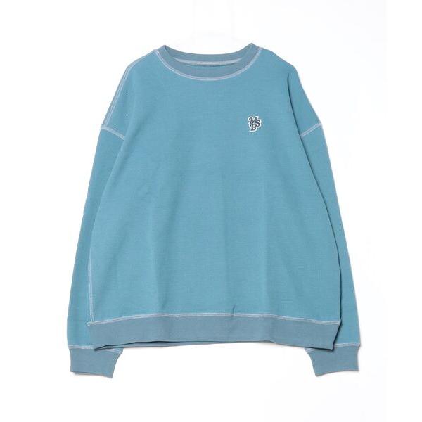 トレーナー スウェット MSB waffle top メンズ