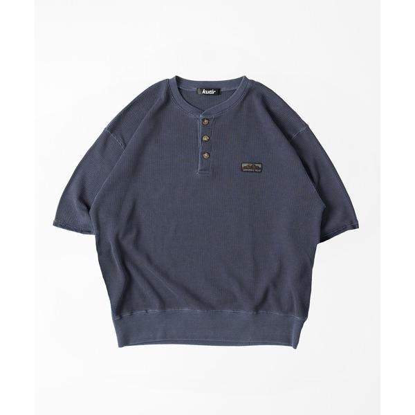 tシャツ HENRY NECK PIGMENT PROCESSIN THERMAL TEE/ヘンリー...