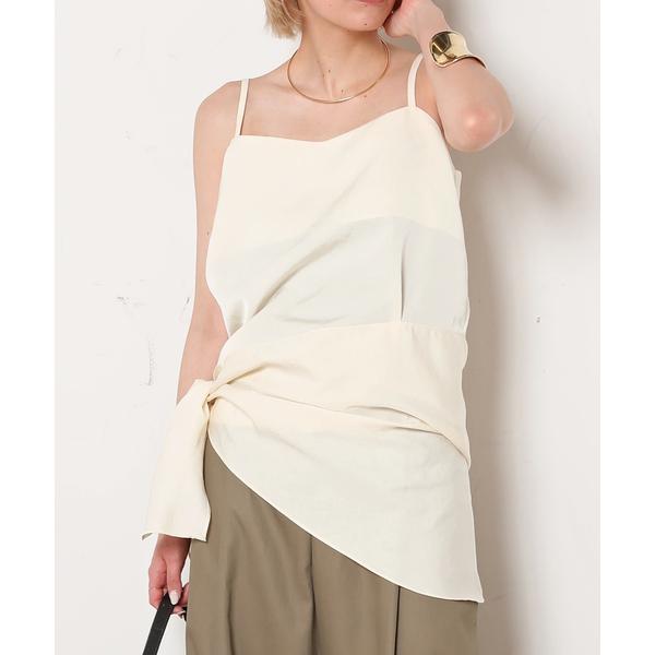 ブラウス シャツ 「SYSTEM/システム」TIE DETAILED SLEEVELESS TOP ...