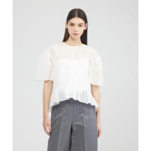 EPOCA（エポカ） ブラウス シャツ シアークロス フリルブラウス