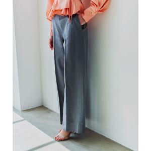 パンツ コットンペーパークロス ワイドパンツ レディース