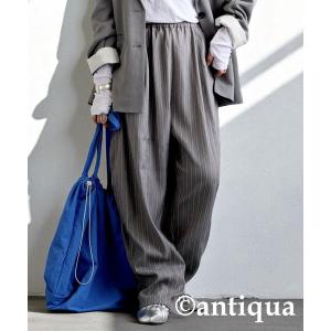 antiqua（アンティカ） パンツ ストライプサーカスパンツ レディース