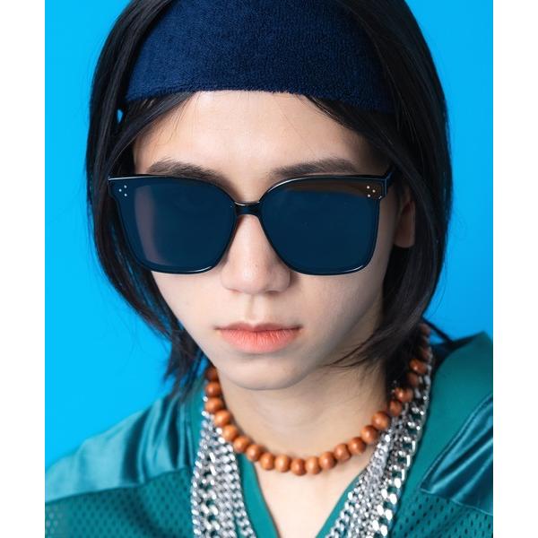 サングラス an meets zakka ビッグスクエアサングラス レディース メンズ