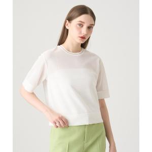 ANAYI（アナイ） tシャツ ライトポンチペプラム5分袖プルオーバー