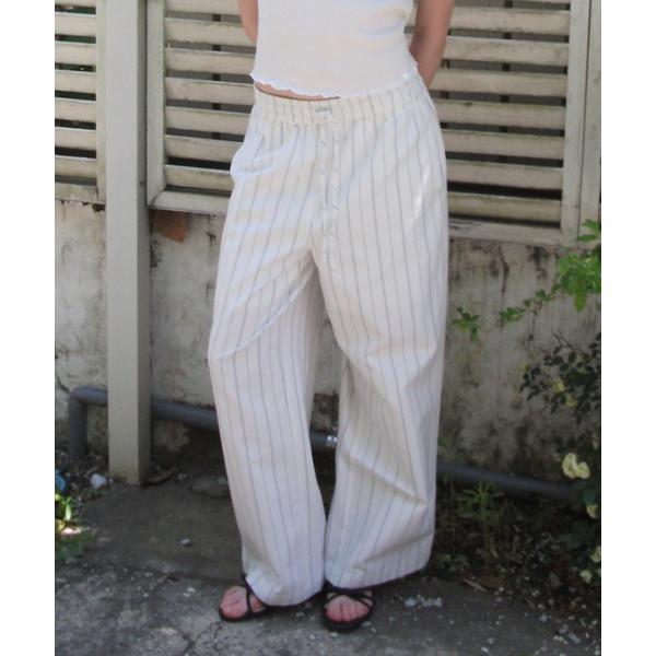 パンツ piping pocket stripe pants / パイピングポケットストライプパンツ...
