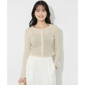 カーディガン シアージョーゼットコンパクトカーディガン レディース｜ZOZOTOWN Yahoo!店