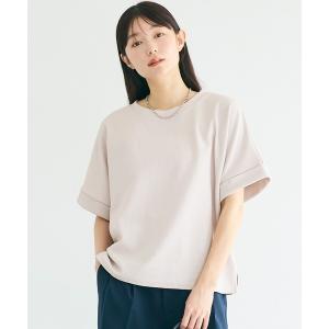 tシャツ ＼再入荷/ エンボスコンパクトトップス...の商品画像