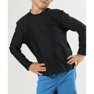 ラッシュガード キッズ ハイネック 長袖 ラッシュガード 水着 キッズ 子供 男の子 女の子