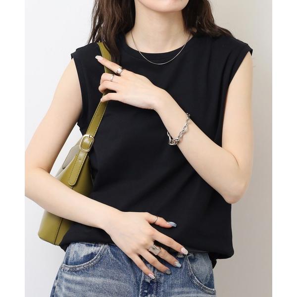 tシャツ hunch USAコットンスリーブレスベーシックプルオーバー ノースリーブ レディース