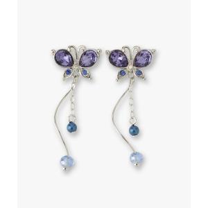 ANNA SUI（アナスイ） ピアス オパール蝶モチーフピアス レディース