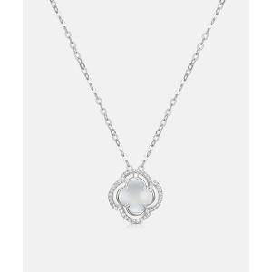 ネックレス 「メトロシティ」ラローサスターリングシルバーホワイトネックレス レディース