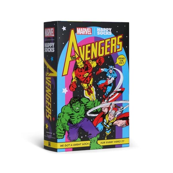 靴下 「HAPPY SOCKS × Marvel」Avengers 6-Pack Gift Set ...