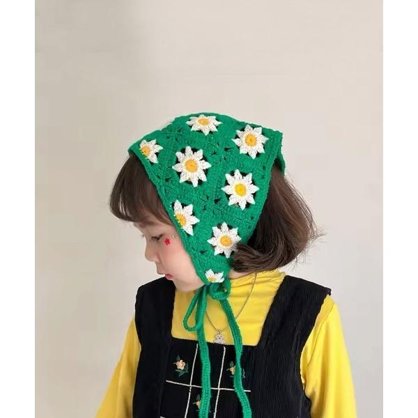 ヘアバンド 「 Bambin / ボンバン 」 クロシェ編み バブーシュカ