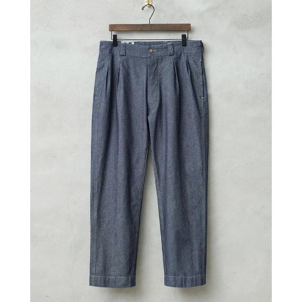 スラックス WAIPER.inc フランス軍 1950〜60年代 M-52 シャンブレー ツータック...