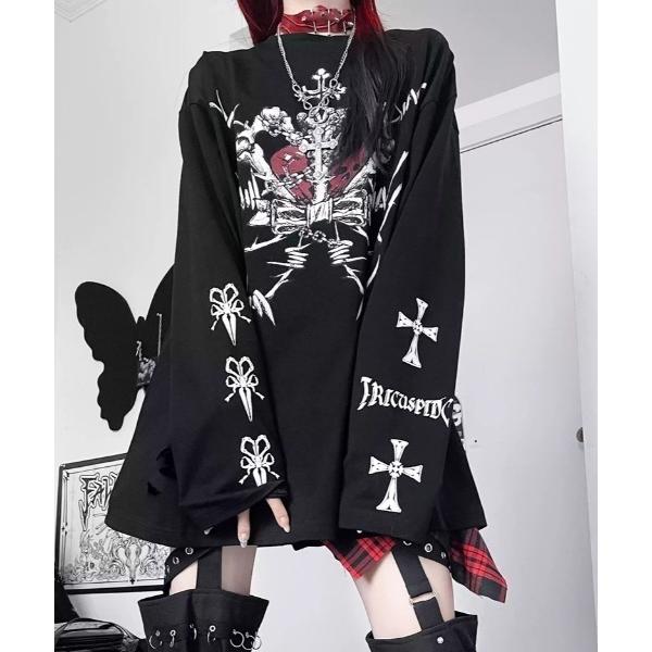 tシャツ A'GEM/9 × .kom「TricuspidC/トライカスピッドシー」ダークサブカルチ...