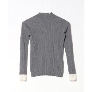 「nesessaire」 長袖ニット FREE グレー レディース