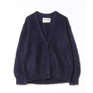 「nesessaire」 ニットカーディガン 38 ネイビー レディース