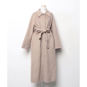 「MNG」 ステンカラーコート M ベージュ レディース