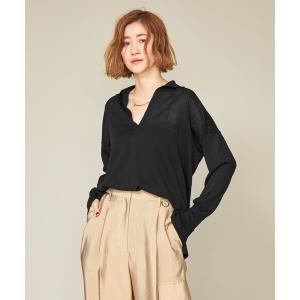 コンテ conte 24AW キュプラ ギャザー ティアードワンピース