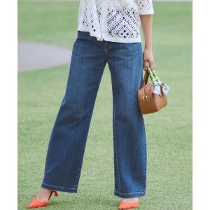 ジーンズ デニム デニムパンツ 23区DENIM サマー ストレート ワイド パンツ レディース