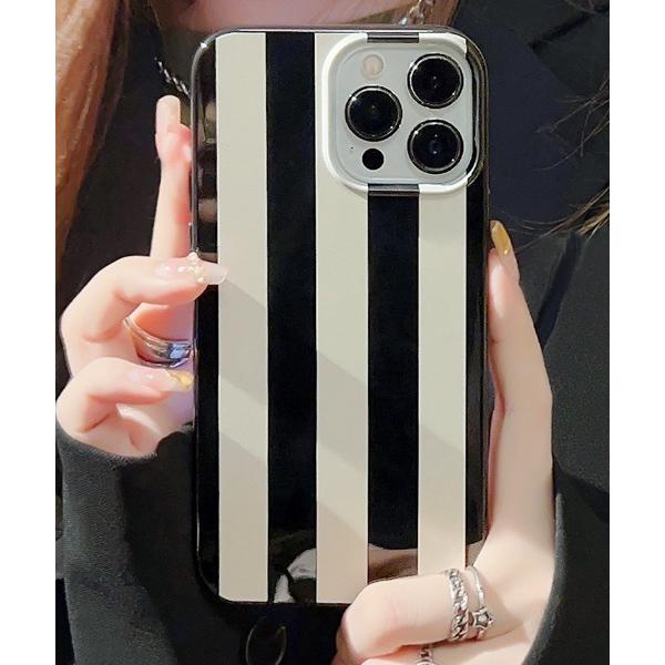 スマホケース Stripe Pattern iPhone Case 14 15 16 Plus Pr...