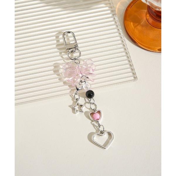 キーホルダー シルバー星キーホルダー