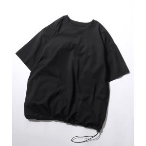 tシャツ COOL THROUGH Function T-shirt/接触冷感 速乾 ドローコード オーバーサイズ 半袖Tシャツ セットアップ対応
