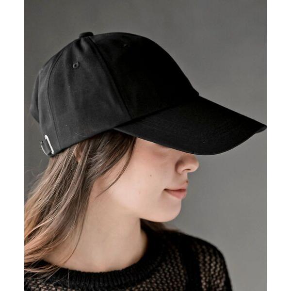キャップ 帽子 つば長深めキャップ レディース