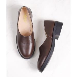 スリッポン AAA+/ドクターシューズ スリッポン サイドカットプレーンシューズ(3771) レディース