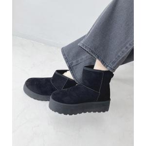 「AS KNOW AS plus」 ムートンブーツ S ブラック レディース