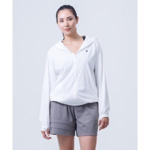 ラッシュガード 「Hurley/ハーレー」レディースラッシュガード ラッシュフーディー　ヨガウェア ピラティス トレーニングウェア　水着　ファントム　UPF50…