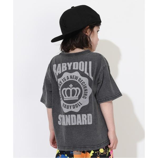 tシャツ 「綿100％」 親子お揃い 抜染Tシャツ 0498K キッズ 子供服 男の子 女の子