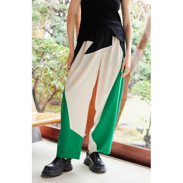 スラックス パンツ SWITCHING PT レディース