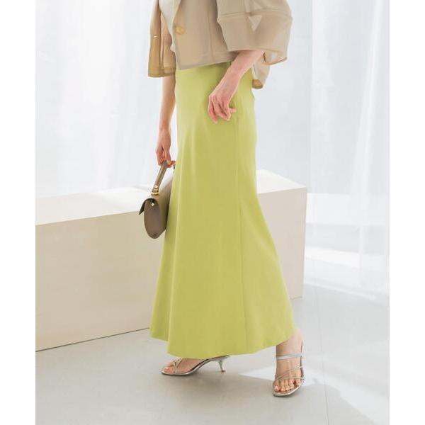 スカート 接触冷感リネン混バイヤススカート
