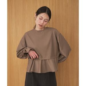 ブラウス シャツ 2wayフレアブラウス-手洗い可- レディース