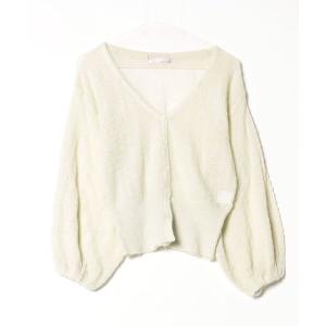 「muguet」 ニットカーディガン FREE グリーン レディース