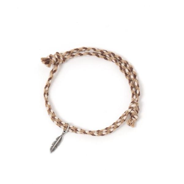 ブレスレット ワンポイントミサンガ メンズ レディース